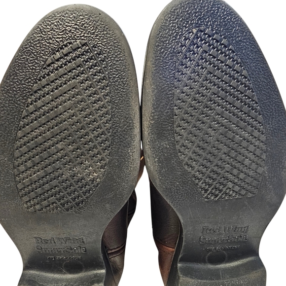 Red Wing Mens Size 13 EE Wide 1159 Pecos Brown Leather Super Sole Work Boots USA - Picture 13 of 15